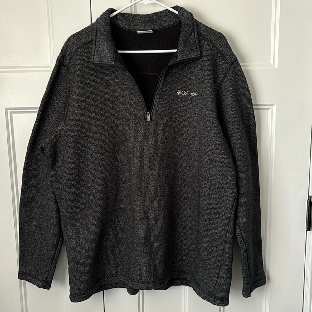Men’s Columbia Pullover Sweater 1/4 Quarter Zip Size XL